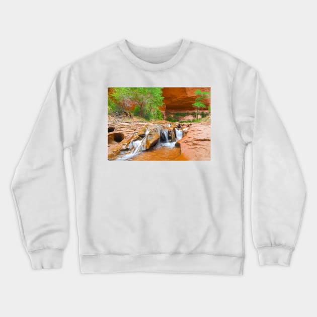 Coyote Gulch Crewneck Sweatshirt by algill